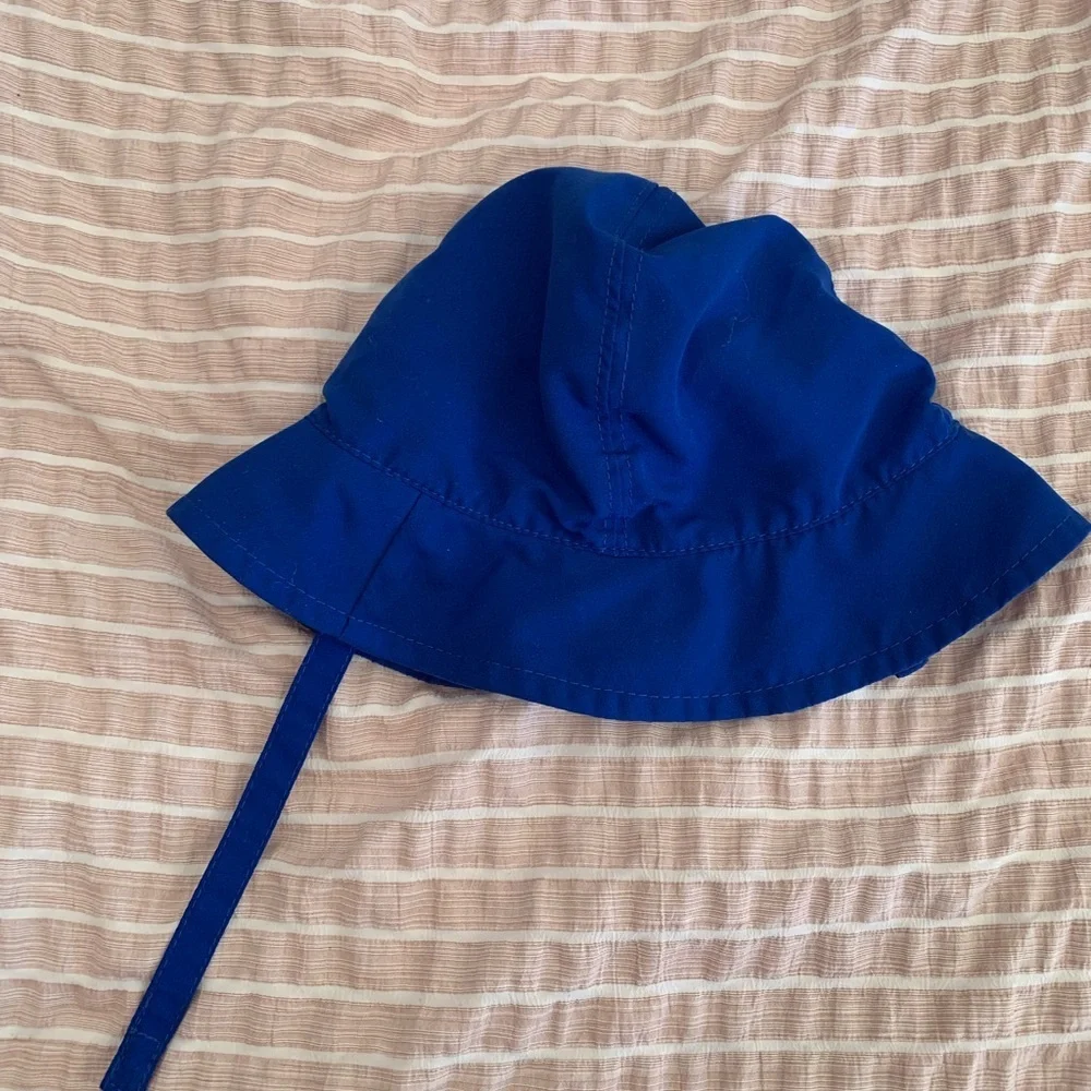 Blue sun hat